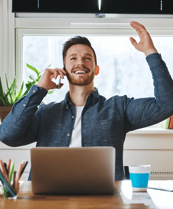 Man in de juiste mindset voor cold calling